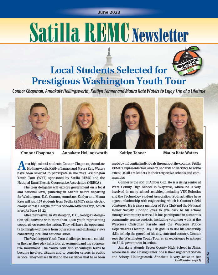 Photo for Satilla REMC 2023 June Newsletter