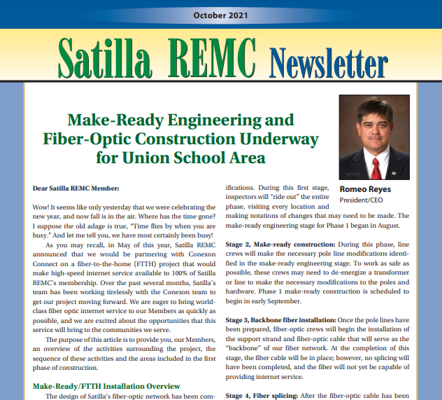 Photo for Make-Ready Engineering and Fiber-Optic Construction Underway