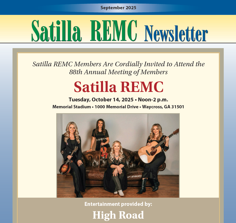 Photo for Satilla Newsletter September 2025
