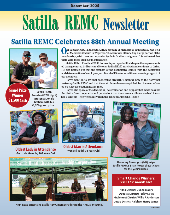 Photo for Satilla Newsletter December 2025