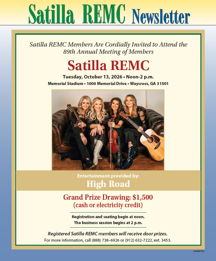 Photo for Satilla Newsletter September 2026