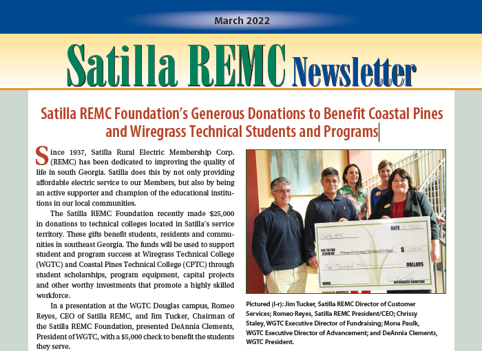 Photo for Satilla Foundation Donations to Benefit Tech Colleges 